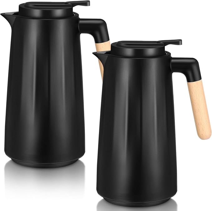 Ziliny 2 Pcs 34 oz Thermal Coffee Carafe by Ziliny
