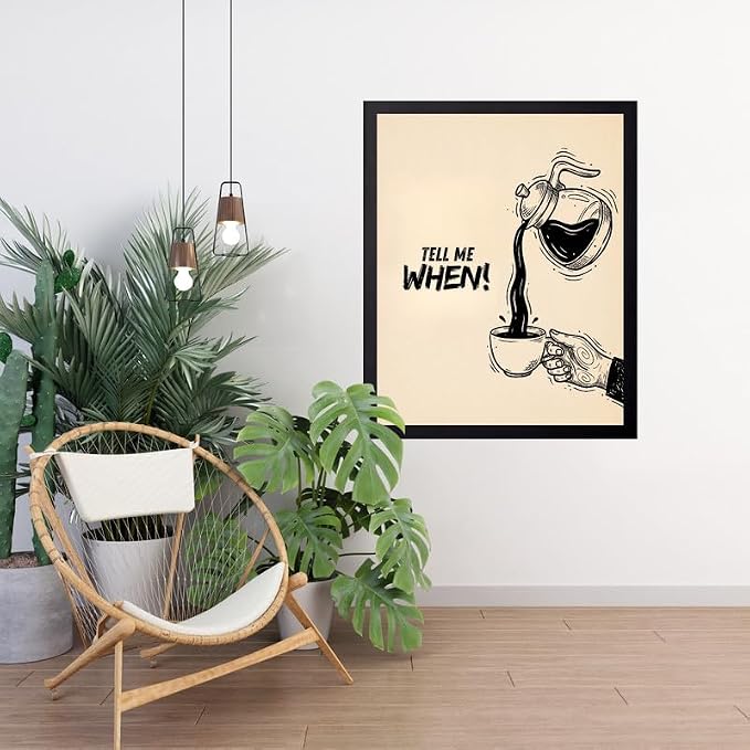 Lawrence Williams Designs Tell Me When Coffee Poster - Image 4
