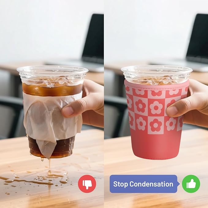 Iced Coffee Sleeve Reusable Cup Sleeves - Image 4