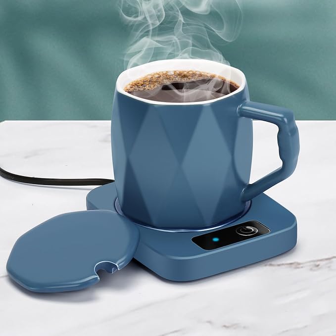 Electric Coffee Warmer with Ceramic Mug, 131 Fahrenheit Temperature Control - Image 5
