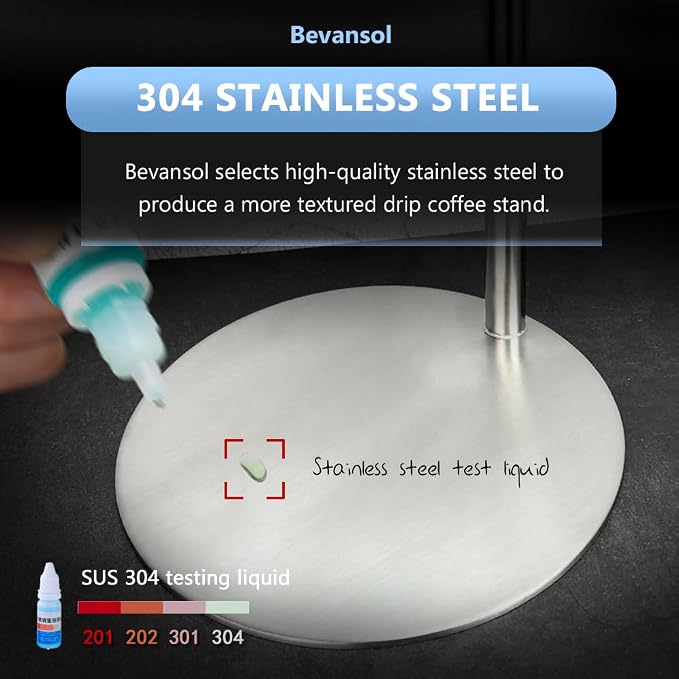 Adjustable Stainless Steel Coffee Dripper Stand - Image 6