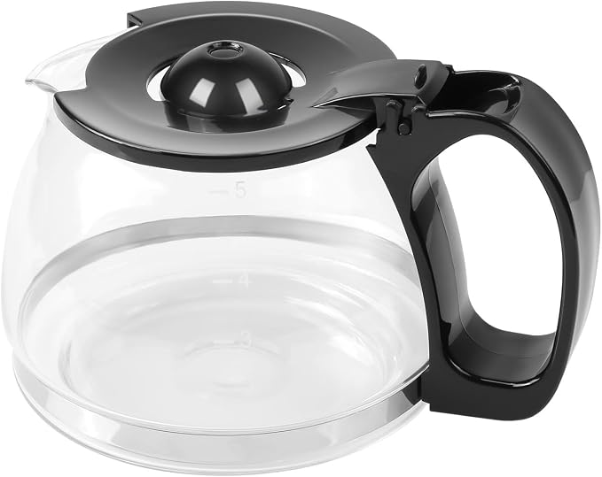4-Cup Glass Carafe fits for Mr.Coffee, Universal Coffee Pot Machine Glass by CHARYONG