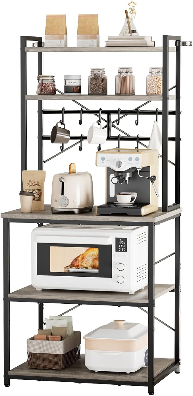 VEVOR Bakers Rack, 23.6 inch Width Microwave Stand, Kitchen Stand by VEVOR
