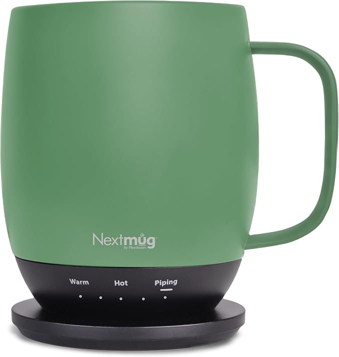 Nextmug - Temperature-Controlled, Self-Heating Coffee Mug by NextmugbyNextboom