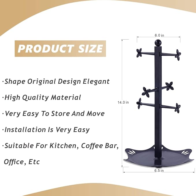 Coffee Mug Holder for Countertop, Cup Holder - Image 5