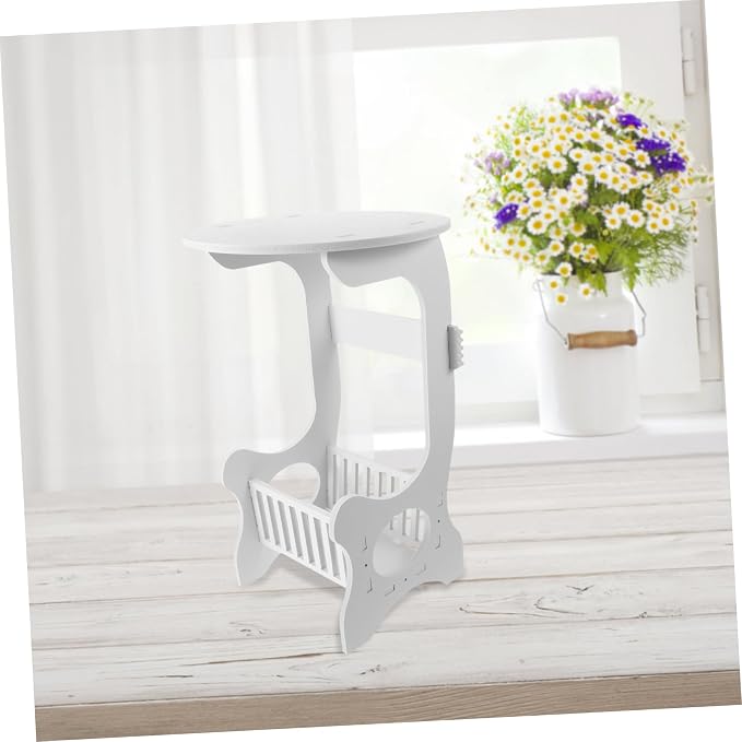 MERRYHAPY Modern Small Round Accent Table - Image 2