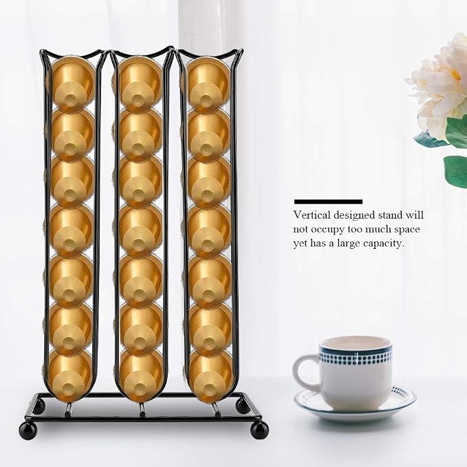 Huhushop Coffee Capsule Holder, Coffee Pod Rack Carousel Storage Holder Storage - Image 8