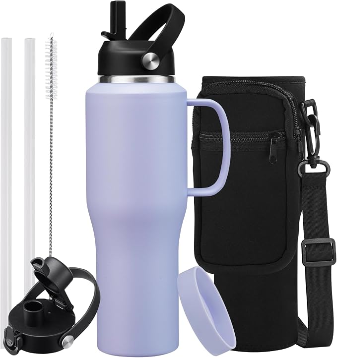 40oz Stainless Steel Drinking Water-Bottle by DIGJUPER