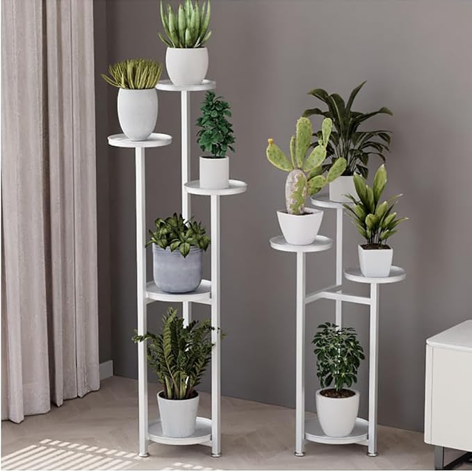 Takywep Corner Plant Shelving Multi-Layer Heavy Duty Metal Flower Pot Stand - Image 4