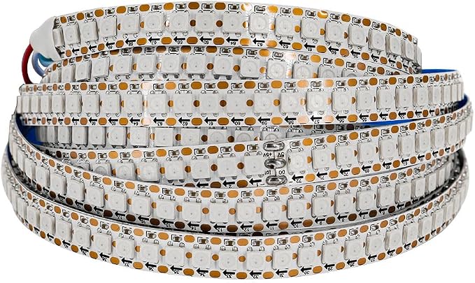Individually Addressable RGB LED Strip 6.5FT 144LEDs/M 5050 SMD by LOAMLIN