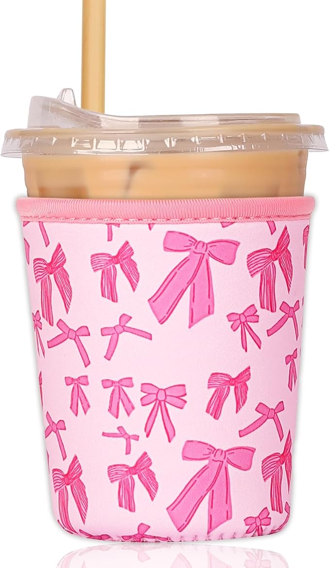 Reusable Insulated Sleeve for Iced Coffee Cup, Coffee Neoprene Sleeve for Cold by Unknown