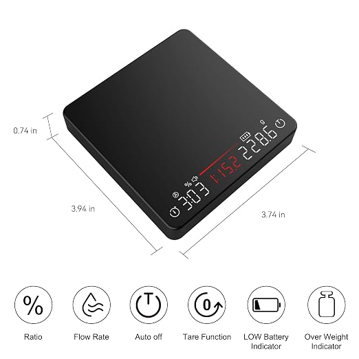 Coffee Scale, Espresso Scale, Weigh Digital Kitchen Scale - Image 4