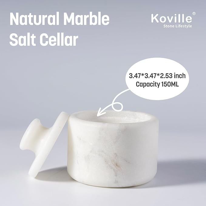 Koville Marble Salt Cellar - Image 2