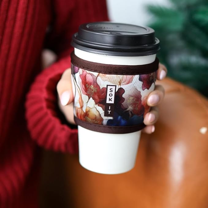 Sok It HotSok Coffee & Tea Reusable Insulated Neoprene Cup Sleeve - Image 2