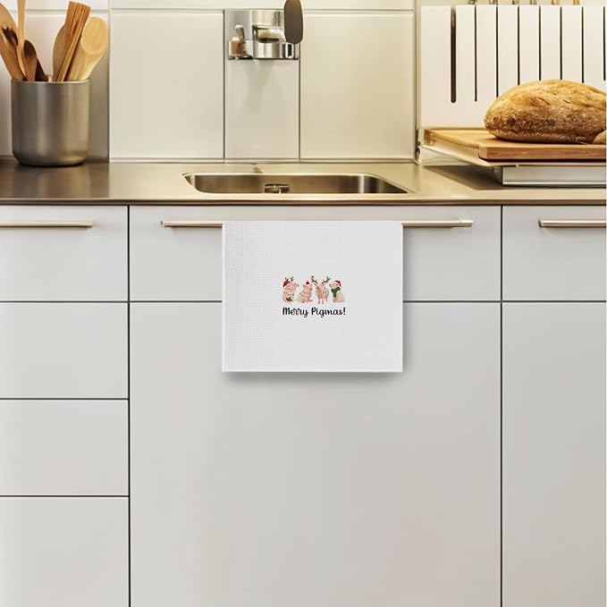 Christmas Pig Kitchen Towels - Image 3