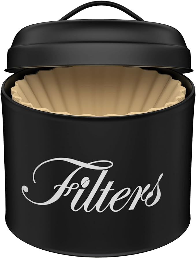 Black Basket Coffee Filter Holder by CORTNK