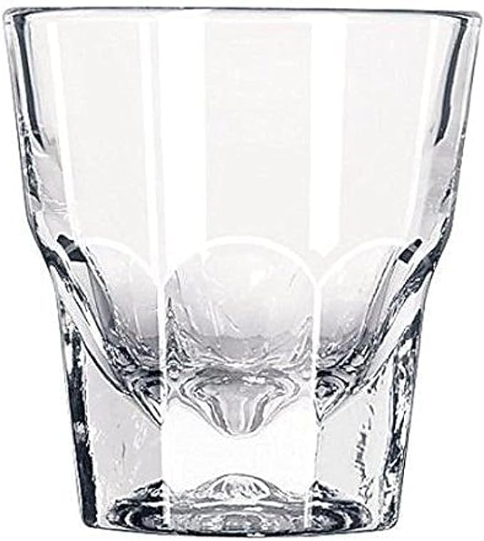 Set of Two Libbey Duratuff Cortado Glasses | Gibraltar Rocks Glass 4.5 OZ by Rococo+Designs