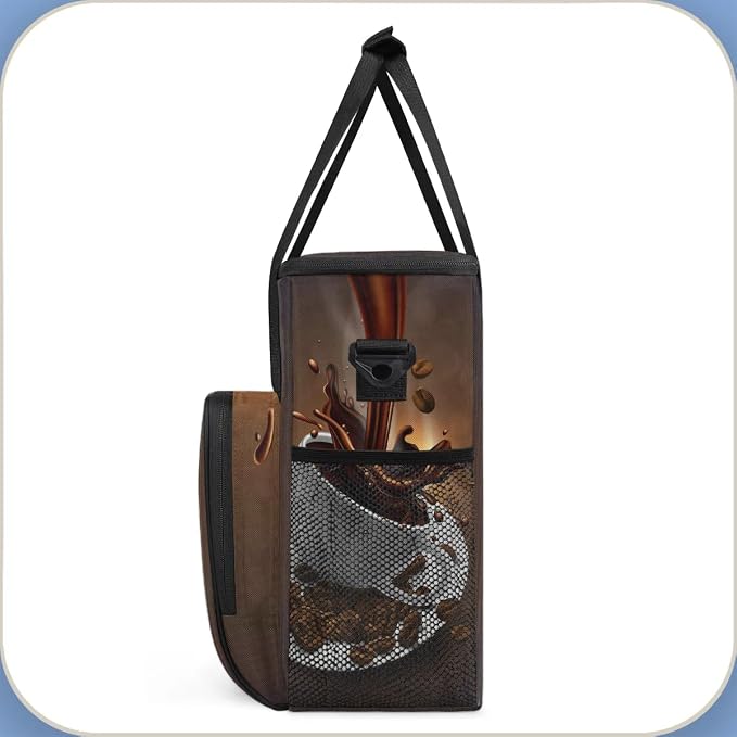Coffee Beans Cup Coffee Maker Carring Bag Travel Carrying Storage Tote Bag - Image 4
