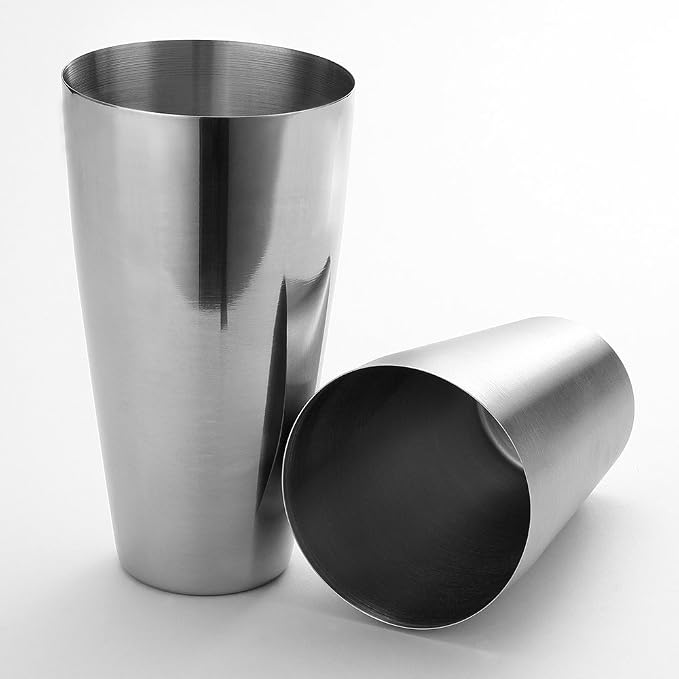 Boston Shaker by QLL, Professional Stainless Steel Cocktail Shaker Set - Image 3