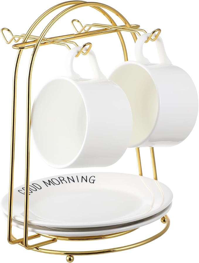 jojofuny Golden Mugs Display Holder Stand by jojofuny