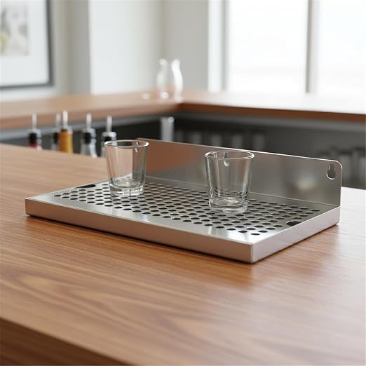 Stainless Steel Drip Tray, Wall Mount Non-Slip Drain Tray - Image 3