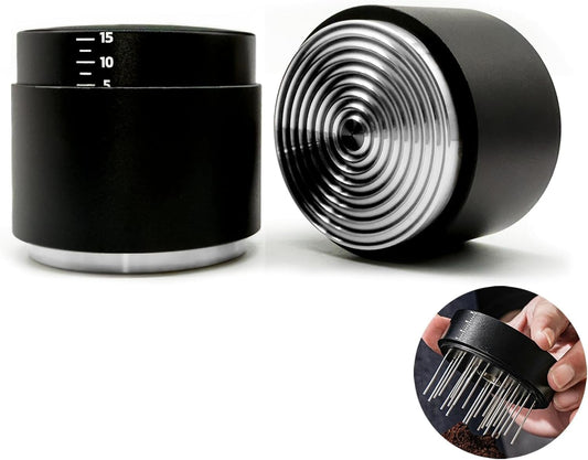 51MM Espresso Tools - Professional WDT Tool, Coffee Distributor & Tamper with 3-in-1 Design, 304 Stainless Steel Barista Essentials for Home Coffee Brewing, Beginner-Friendly Accessories