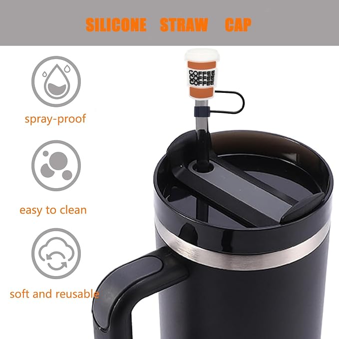 0.4 inch/10mm Silicone Straw Cap - Image 6