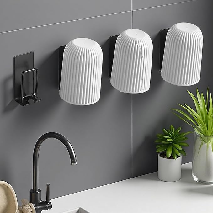 BAIEUEJO 4PCS Mug Hooks Wall-Mounted Mug Holder, Coffee Cups Holder Hanger no by BAIEUEJO