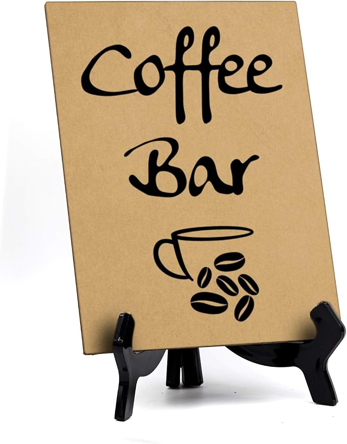 Signs ByLITA Coffee Bar, Table Sign by SignsByLITA