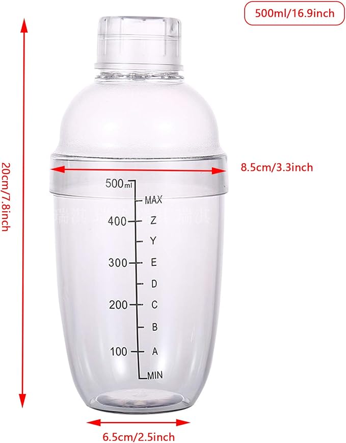1Pc Plastic Cocktail Shaker - Image 2