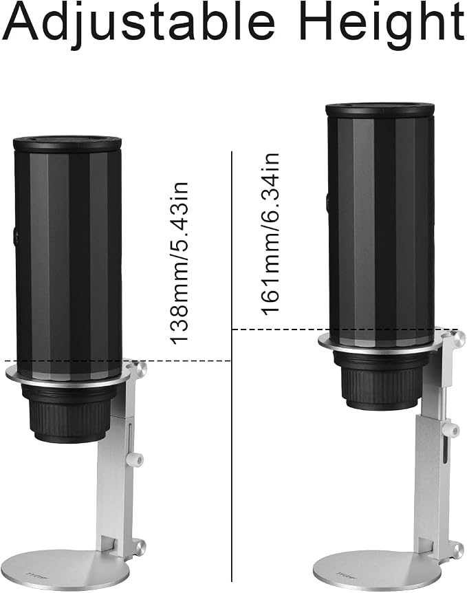 Pour Over Coffee Maker Stand, Adjustable & Foldable Portable Electric Espresso - Image 3