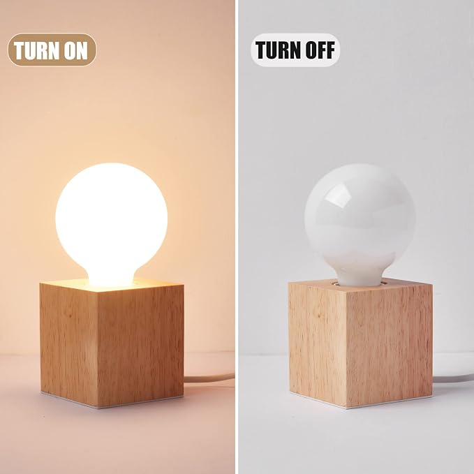 Vintage Table Lamp, Small Bedside Lamp - Image 5
