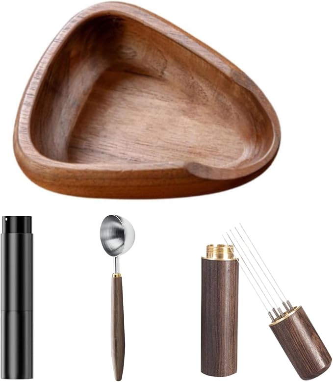 Wooden Coffee Bean Dosing Cup by Unknown