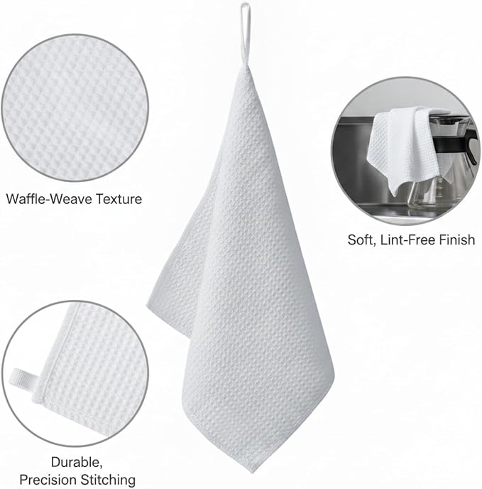 Waffle Weave Microfiber Cleaning Cloth - Image 6