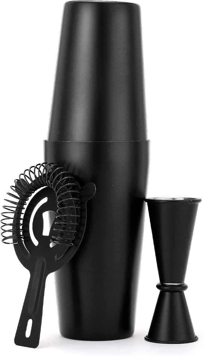 JNWINOG Cocktail Shaker Set 4-Piece Boston Shaker Kit by JNWINOGCocktailShakerSet