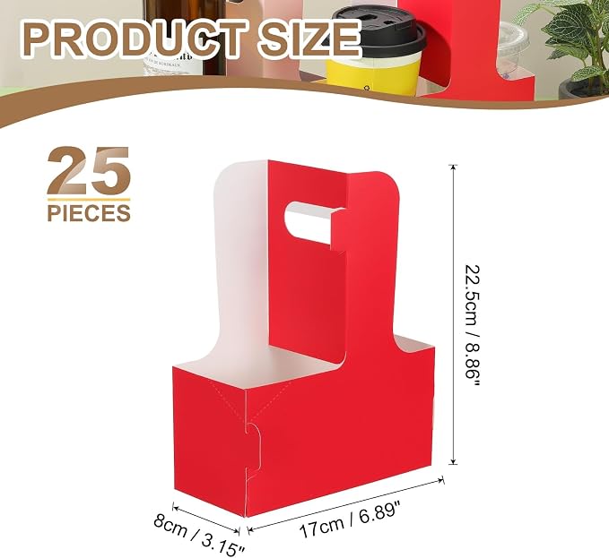 PATIKIL Drink Carrier with Handle - Image 2