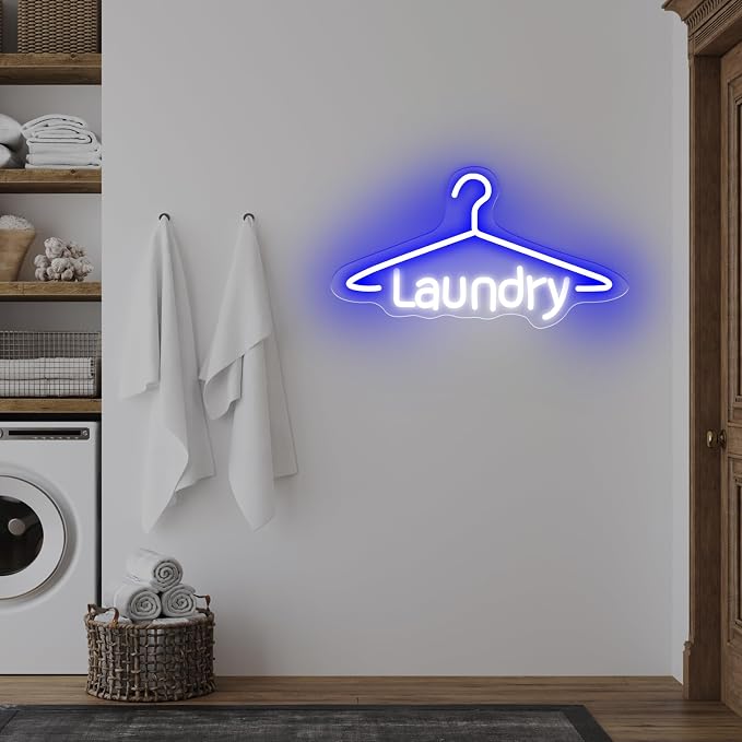 Laundry Neon Sign Laundromat Led Neon Sign Washing Machine Light Sign - Image 6