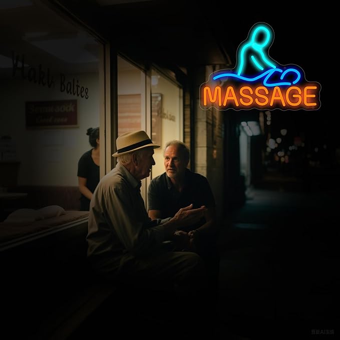 Massage Neon Sign for Wall Decor, Massage Led Signs, Dimmable USB Powered Neon - Image 7
