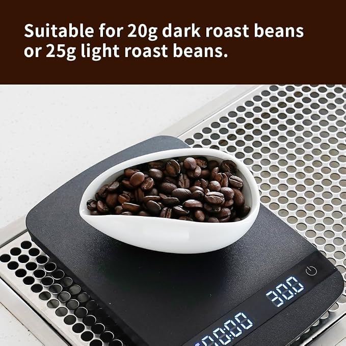 watchget Ceramic Coffee Dosing Cup & Tea Storage Tray, Single Dose Measuring - Image 3