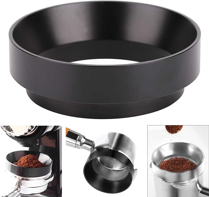 1pc Espresso Dosing Funnel 51/53/58mm Coffee Dosing Ring Aluminum Espresso - Image 5