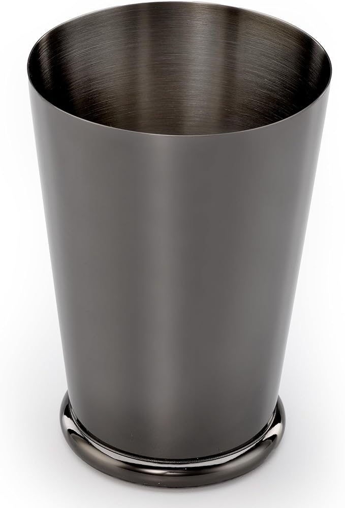 Barfly Cocktail Shaker with Weighted Bottom, Deluxe 18 oz, Gunmetal Black - Image 2