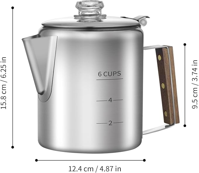 Coffee Percolator with 100pcs Coffee Filters - Image 2