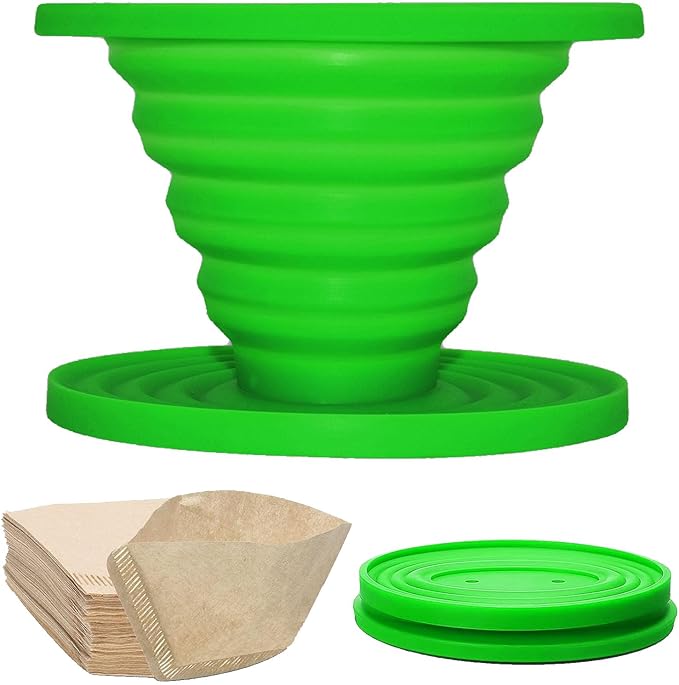 Collapsible Pour Over Coffee Dripper Set by WelcometoBuRuiJi