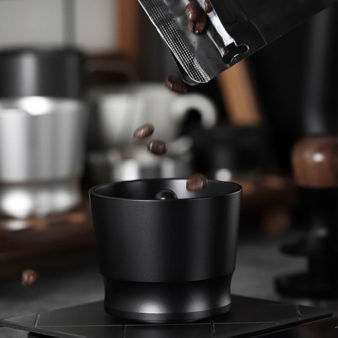 AUNMAS Coffee Powder Receiver, Aluminum Alloy Dosing Rings, Blind Shaker - Image 4