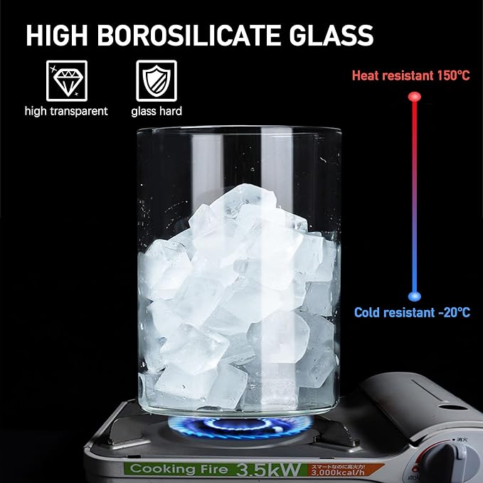 Aoeoe 4 Pack Glass Storage Jars - Image 3