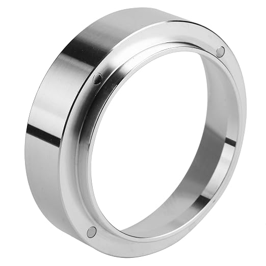 51/53/58 mm Espresso Dosing Funnel, Aluminum Coffee Dosing Ring Espresso Powder by ExploreFromOrfaty