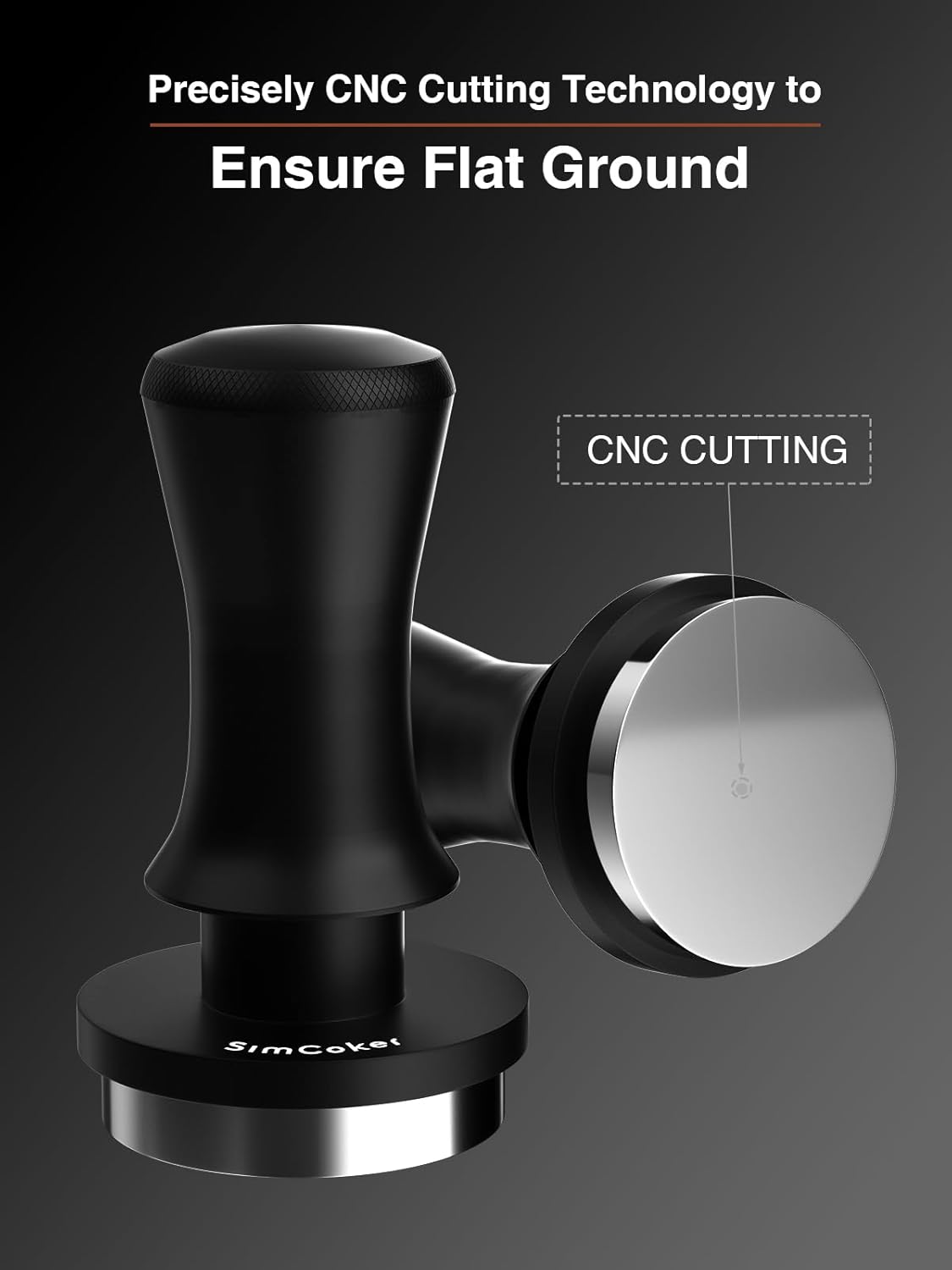Espresso Tamper, 51mm Barista Coffee Tamper with Spring Loaded for Coffee Machine Portafilter,Stainless Steel