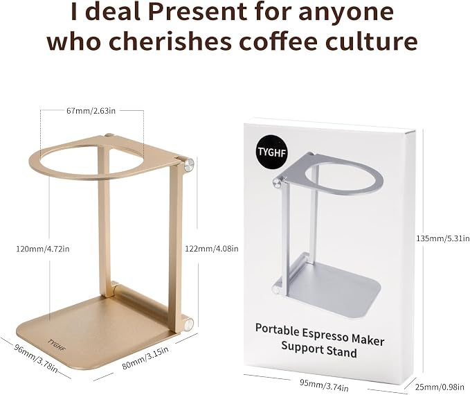 Pour Over Coffee Maker Stand, Foldable Portable Electric Espresso Machine Stand - Image 8