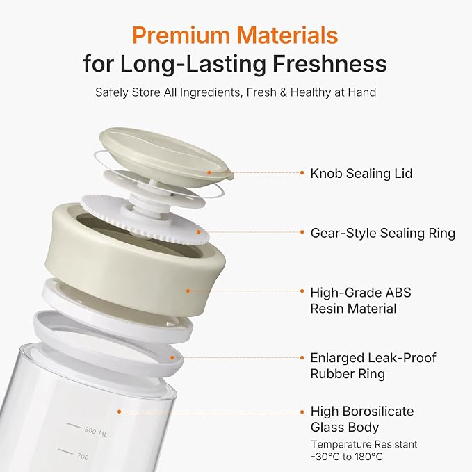 Upgraded Rotary Airtight Glass Jar - Image 9