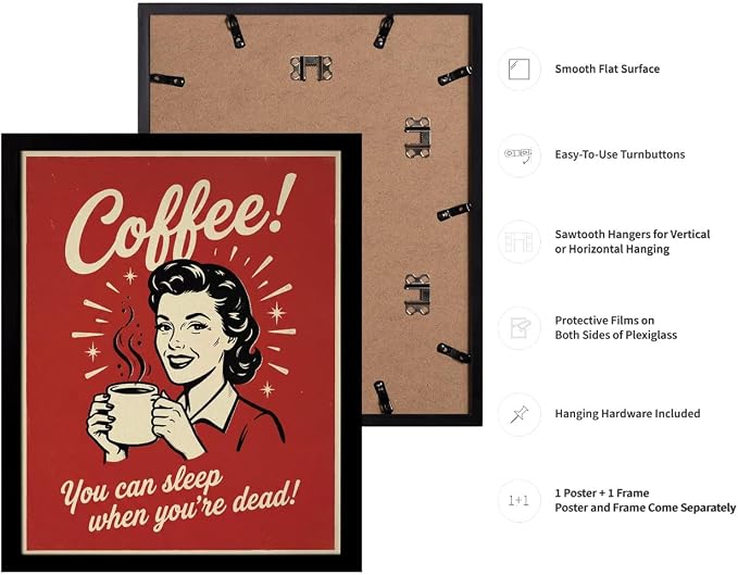 Lawrence Williams Designs Coffee Humor Poster - Image 3